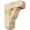 Ekena Millwork Funston Craftsman Rough Sawn Bracket w/ Offset Brace, Douglas Fir, 8"W x 20"D x 24"H BKT0806X20X24FST04RDF - alternate 1